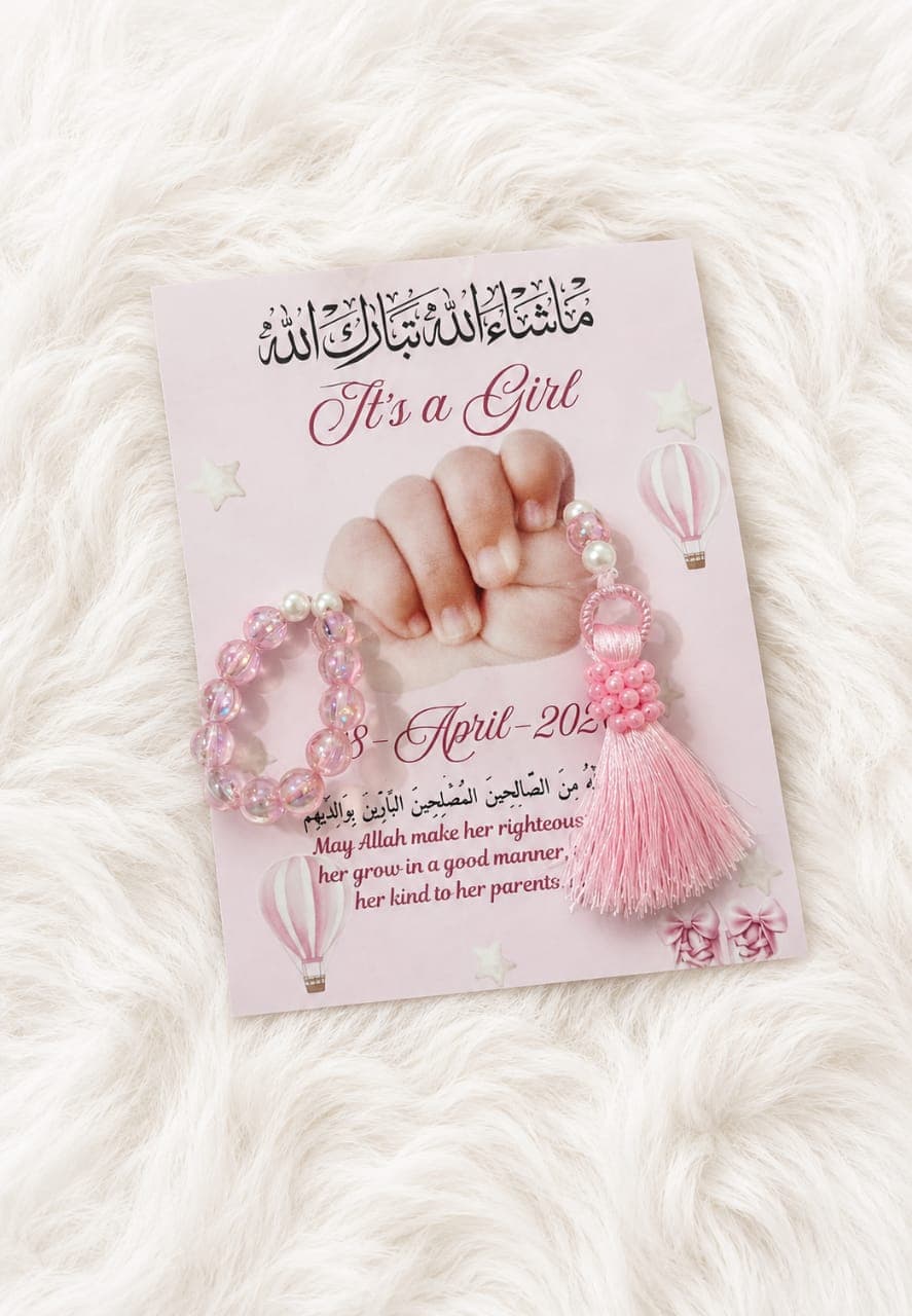 Tasbee cards - Baby annoncement 1